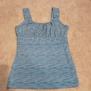 Teal Blue tank Ann Taylor XS